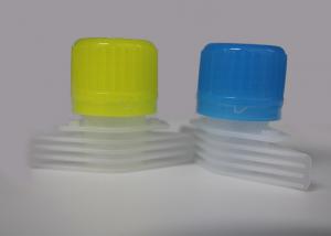 Quality Yellow Plastic Spout Caps / Spout Laundry Detergent Cap with PE Anti Corrosion Material wholesale