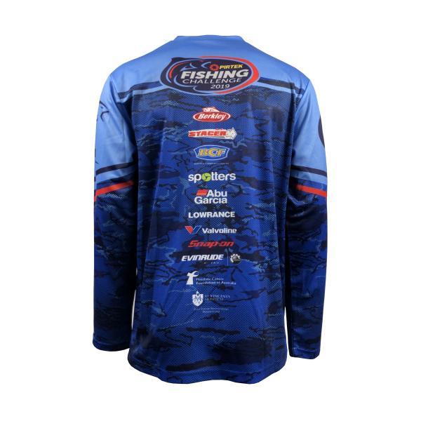 Custom Sublimation Printing Polyester Quick Dry Long Sleeve Fishing Jerseys for Adults