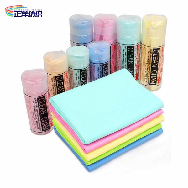 Reusable Microfiber Wipes 220gsm Medium Size 50x60CM Green Blue Microfiber Suede Cloth