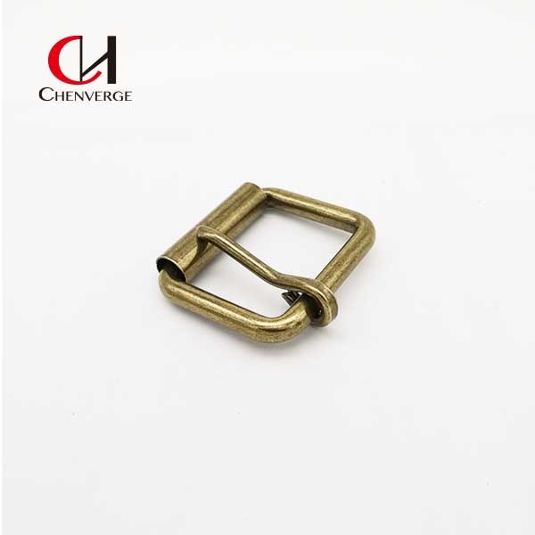 Square Brass Roller Belt Buckles Thickness 6mm Erosion Resistant