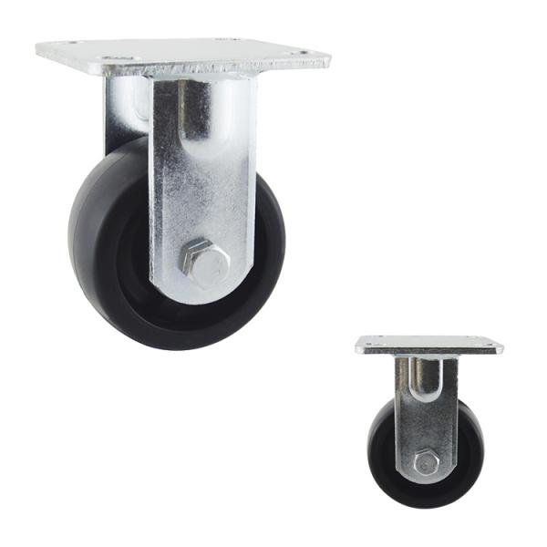 100mm Diameter Heavy Duty Casters For Industrial Trolleys Wholesale Plastic Casters