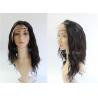 Wet And Wavy Weave Lace Front Remy Hair Wigs , Tangle Free Hair Extensions for sale