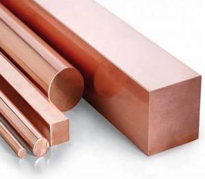 Quality Chrome Alloy Parts Zirconium Copper Round Bar CuCrZr Copper Hardness C18150 Copper Bar/Plate/Disk wholesale