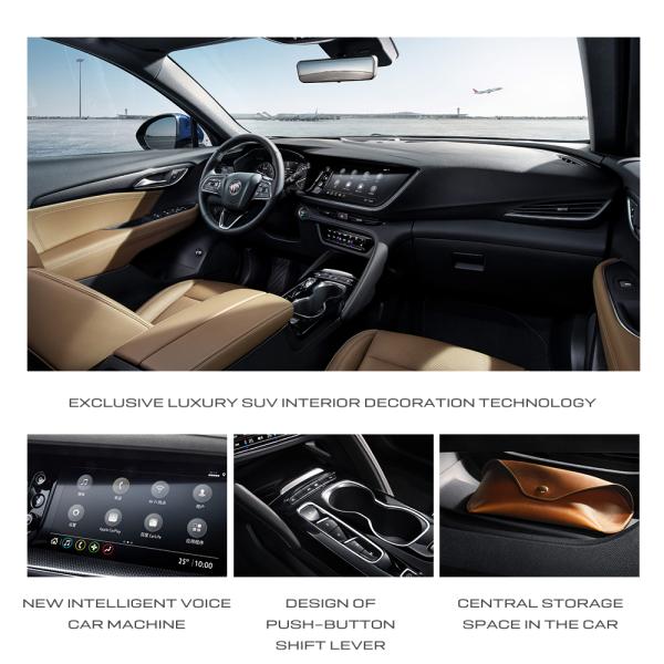 2024 Bu-ick Envision Plus Speed Gasoline Mini Car SUV with Ample Energy Fuel Cell Body Structure 5-door 5-seater Speed