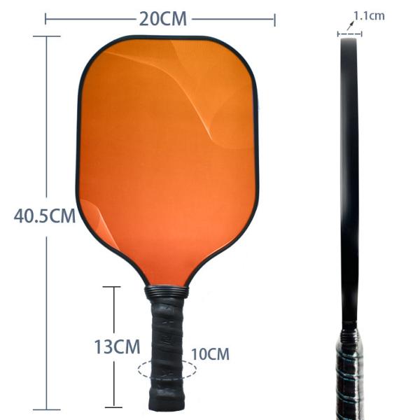 PU Custom Pickleball Paddle Raquete De Beach Wooden Pickleball Racket