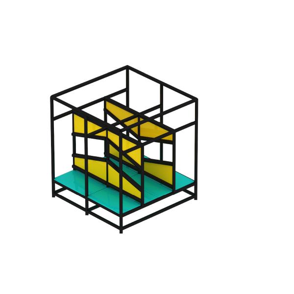 Junior Ninja Course Indoor Playground Equipment for Ages 5-12