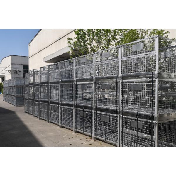 Galvanized Storage Cage Wire Mesh Container