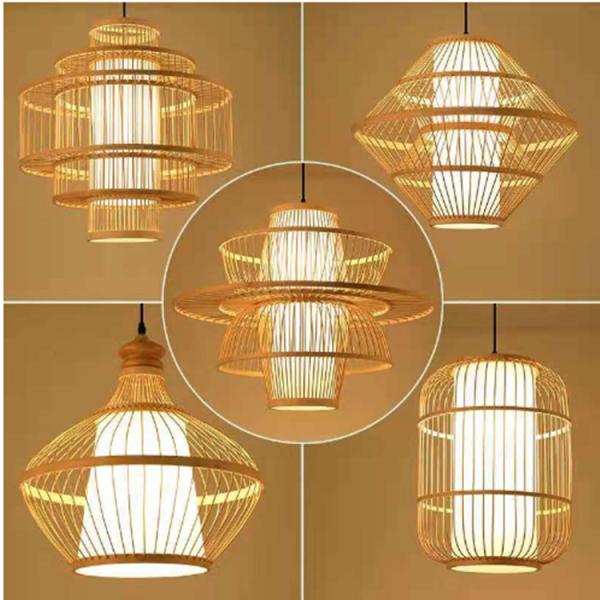 Homeware Hanging Indoor Bamboo Bedroom Pendant Light Vietnam Style