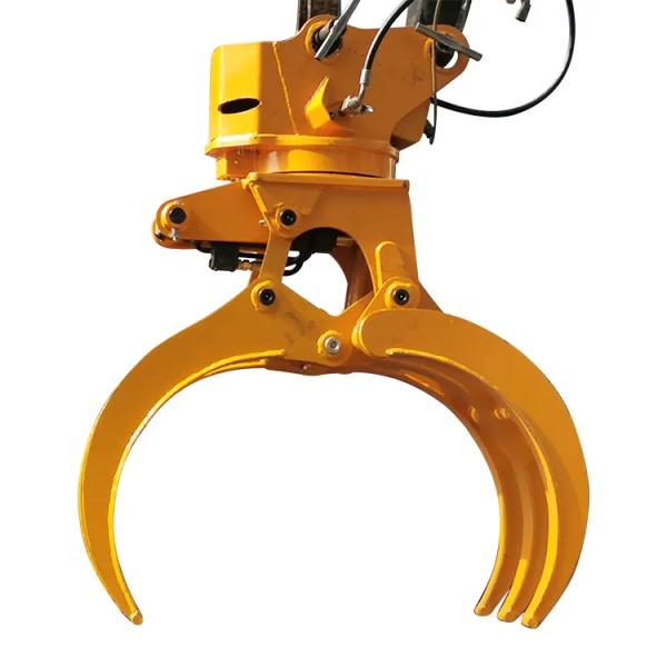 Hydraulic Rotator Grapple 360 Degree Excavator Bucket Grapple Attachment