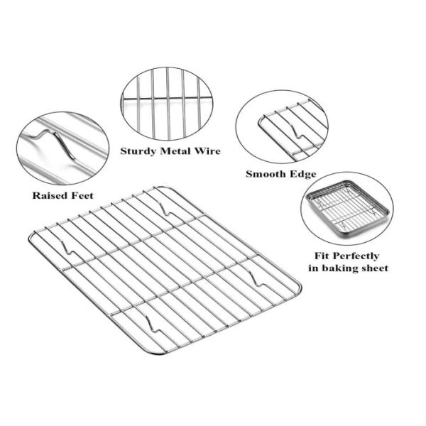 Silver CE 240mm Stainless Steel Replacement Grill Grates For BBQ