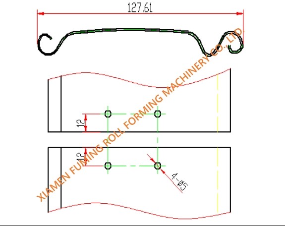 GI Roller Shutter Door Roll Forming Machine Precision Industrial