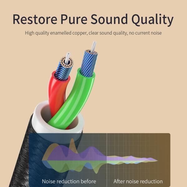 Type C To 3.5mm AUX Headset USB Audio Adapter With Plug In Connection OLP Protection