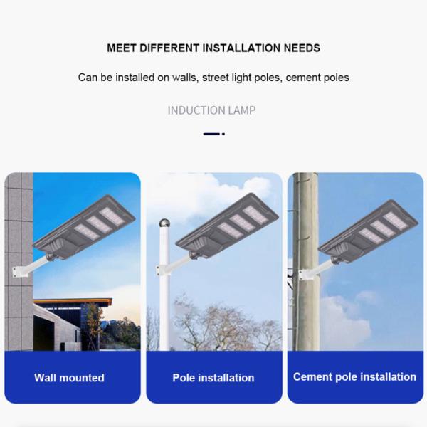 Integrated LED All in One Solar Street Lights with Durable Aluminum Housing for Outdoor Lighting