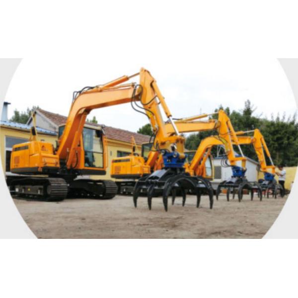 Durable Grass Grabbing Machine Customized For Excavator