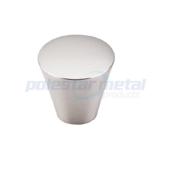 Brushed Cabinet Handles And Knobs Satin Nickel Modern 1 1/16" Cone Cabinet Knob