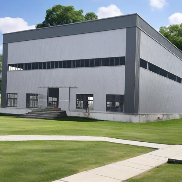 Pre Manufactured Steel Shed Construction Q355 Q235 Metal Beam Prefabricated Building