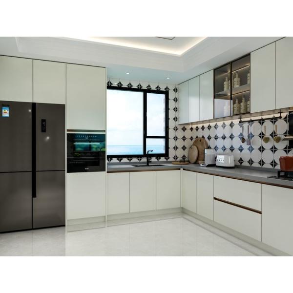 Fadior Cream White Kitchen Stainless Steel Cabinet Elegant And Functional Design