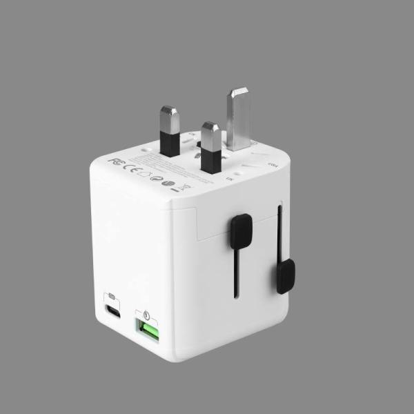 Universal Travel Power Adapter Worldwide USB A USB C Wall Charger For USA EU UK