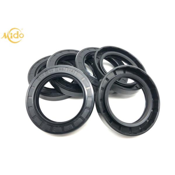 Standard Size TC 55 80 12 FKM Rubber Oil Seal For Truck Lorry