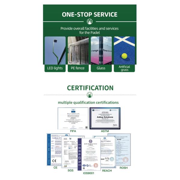 Customized Durable Outdoor Padel Court Tennis Court With Anti-Slip Turf 10x20m Indoor Outdoor Cricket Court