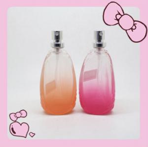 Quality square side painting colored perfume bottles cosmetic packaging custom for sale wholesale