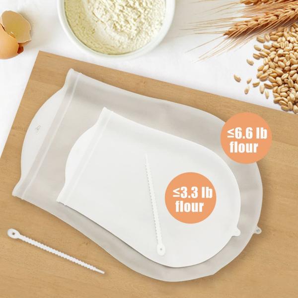 Reusable Silicone Kneading Bag Dough Bag Multifunctional Dough Mixer For Bread Bread Kneading Tool Ktichen Utensil Tools