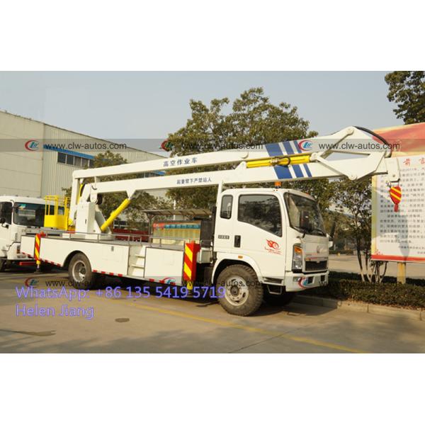 Sinotruck HOWO 4x2 RHD 20m 22m Telescopic Boom Aerial Lift Truck