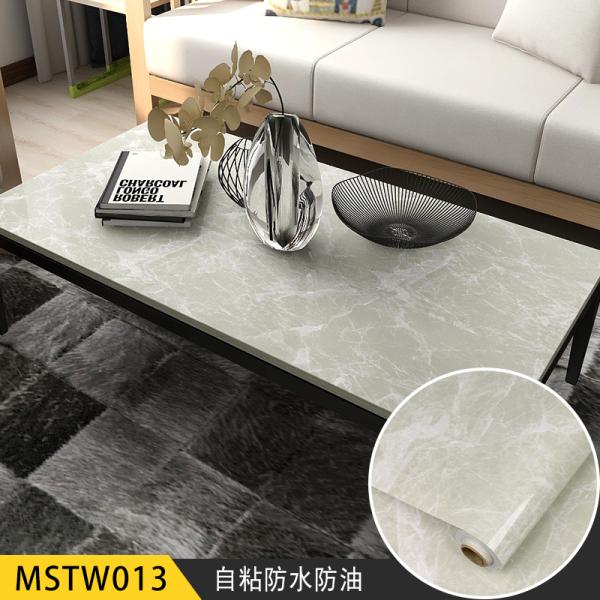 Wallpapers Marble PVC Film Kitchen Cabinet Wallpaper Waterproof Self Adhesive Wall Coating for Counter Top Marble