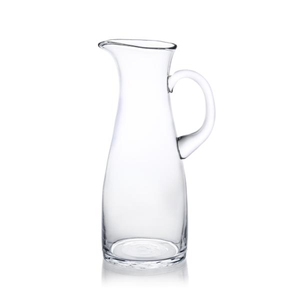 Tangson Transparent Glass Water Carafe , 1 Liter Water Carafe With Glass Handle