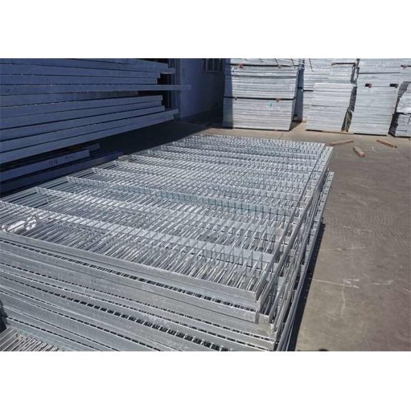 Q235 Steel Anti Rust Metal Grating Platform Flat Bar Type 7mm Thick