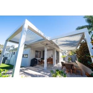 Industrial Outdoor Aluminium Pergola Waterproof Powder Coating Optional