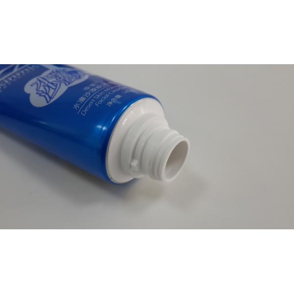 150G Large Orifice Aluminum Barrier Laminated Tubes , Facial Cleaner Cosmetic Tube Packaging