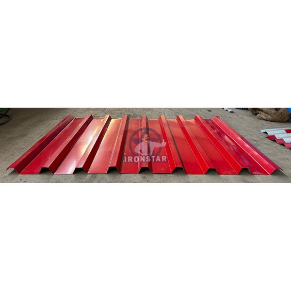 IBR roof sheet and 762 corrugated double layer roll forming machine for South Africa