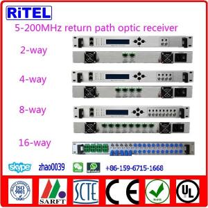 Quality 5~200MHz Indoor Return Path Optic Receiver OR2002R/2004R/2008R/2016R for DOCSIS3.0/3.1 cable modem wholesale
