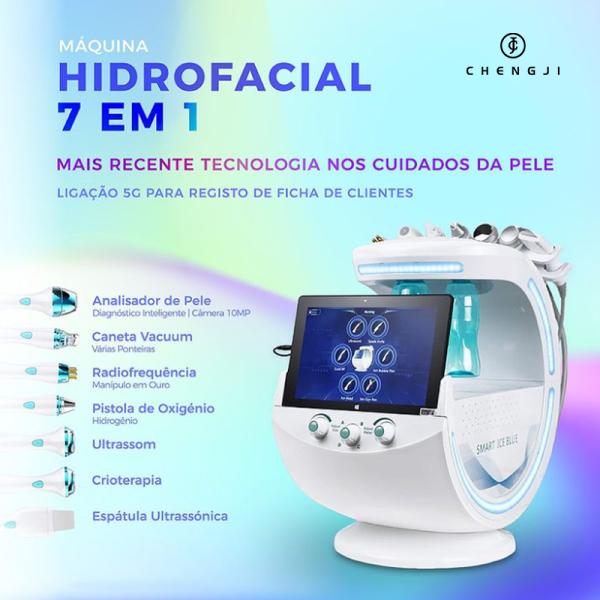 Multifunctional Hydrafacial Machine 7 In 1 Hydrafacial Microdermabrasion Machine Stationary
