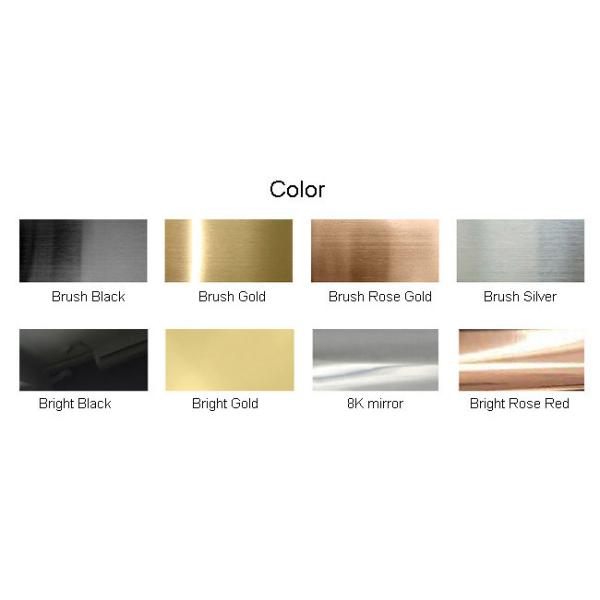 8k Mirror Stainless Steel U Shape Channel SS201 SS304 Material