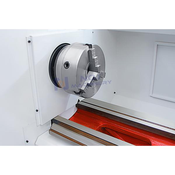 CK6150 Horizontal CNC Lathe Machine 1500mm 4 Station Flat Bed Lathe