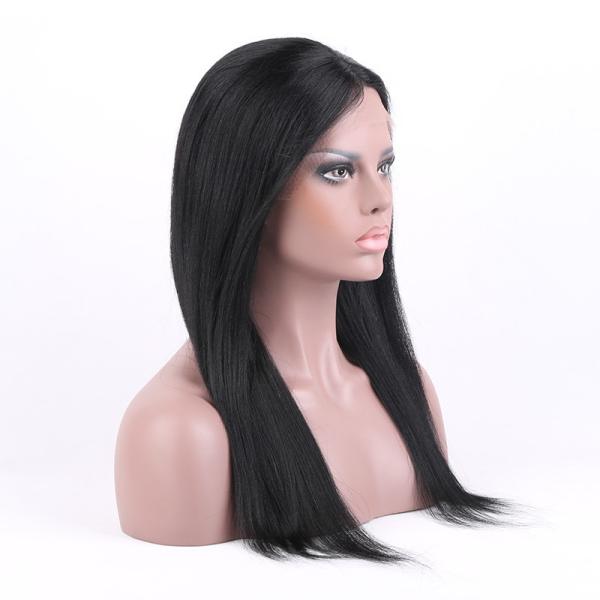 Natural And Beautiful Style Tangle Free Silky Straight Full Cuticle Lace Front Wig 20inch