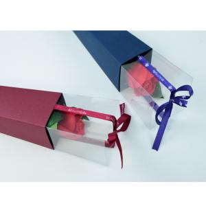 Nice Design Single Rose Flower Box With Different Color And Ribbon For