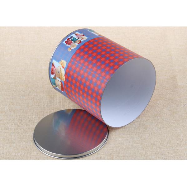 Custom Print Toy Gift Cardboard Paper Composite Can Packaging With Iron Lid