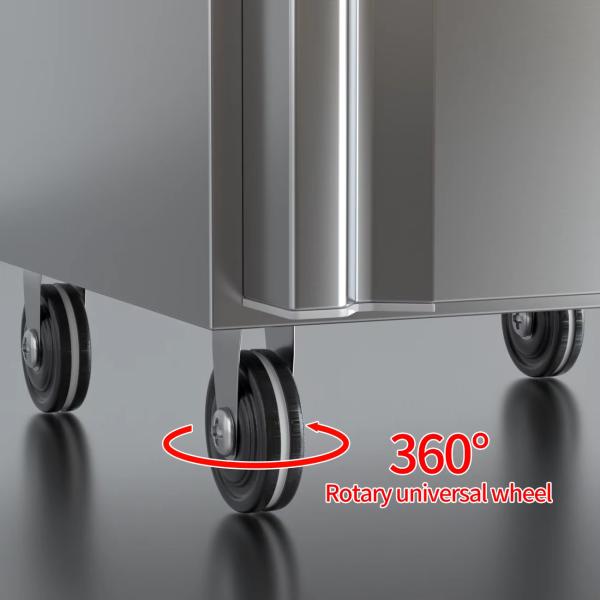 Wholesale Large Capacity Commercial Refrigerator 6 Doors Heavy Duty Independent Freezer Single-Temperature for Supermarket