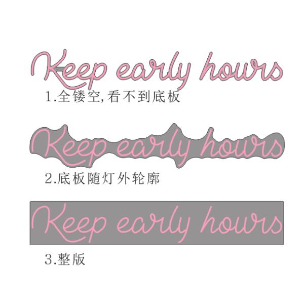 Personalized Flex Custom LED Neon Signs with 14 kinds optional color