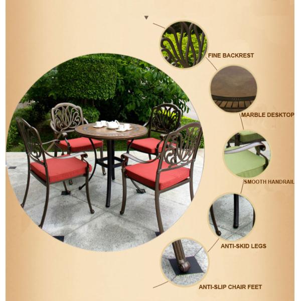 Leisure Picnic Patio Garden Die Cast Aluminum Outdoor Furniture Cast Aluminum Garden Furniture
