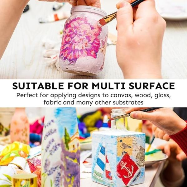 25 Colors Large Set Acrylic Paint Non Toxic Art Painting Supplies For Artist Beginner