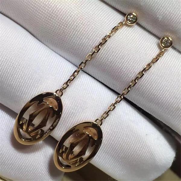 C Logo Earrings 18k gold white gold yellow gold rose gold bracelet Jewelry factory in Shenzhen, China