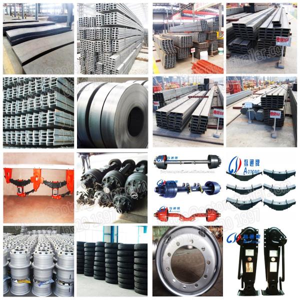 Extendable Low Bed Semi Trailer Low Loader Lowboy Truck Trailers for Customer Request