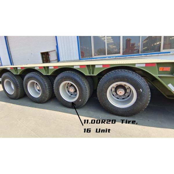 4 Axle 100 Ton Removable Gooseneck Lowboy Trailer for Sale in Mauritius