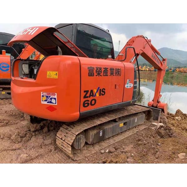 6 Ton Fuel Saving Used ZX60 Hitachi Small Excavator