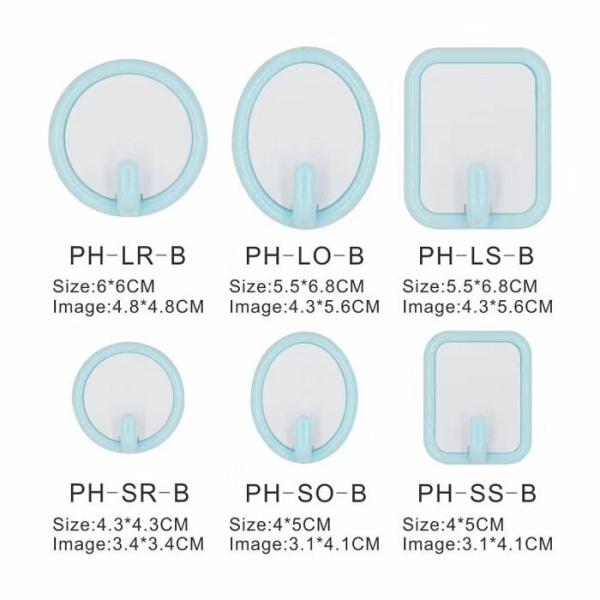 Plastic Sublimation Wall Mounted Hook Diy Custom Wall Hooks For Hanging