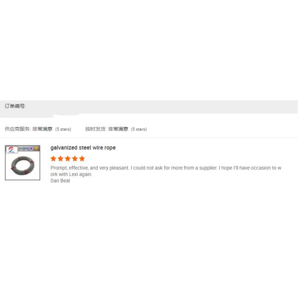 Customer review of Dog Tie Out Cable